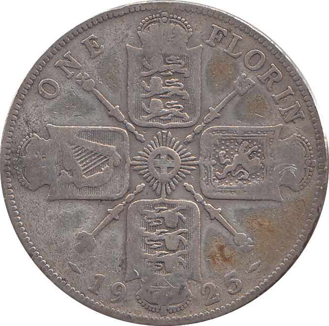 1925 FLORIN ( NF ) - FLORIN - Cambridgeshire Coins