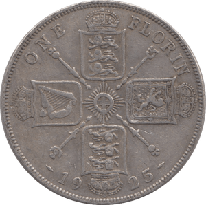 1925 FLORIN ( VF ) - FLORIN - Cambridgeshire Coins