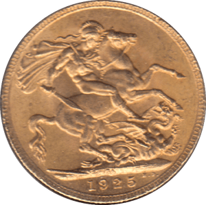1925 GOLD SOVEREIGN PRETORIA MINT( AUNC ) - SOVEREIGN - Cambridgeshire Coins