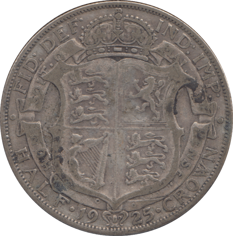 1925 HALFCROWN ( FINE ) - HALFCROWN - Cambridgeshire Coins