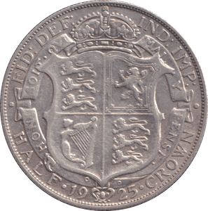 1925 HALFCROWN ( FINE ) - HALFCROWN - Cambridgeshire Coins