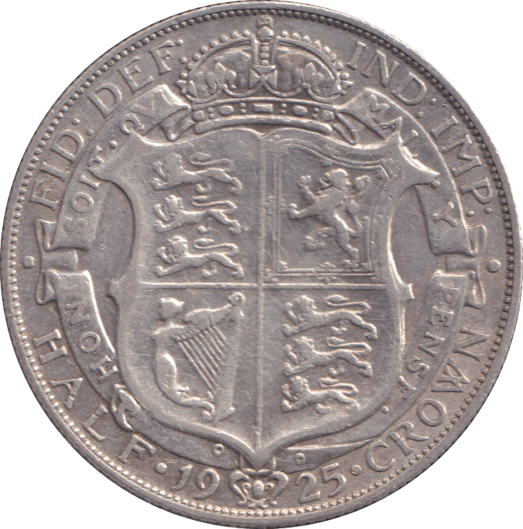 1925 HALFCROWN ( FINE ) - HALFCROWN - Cambridgeshire Coins