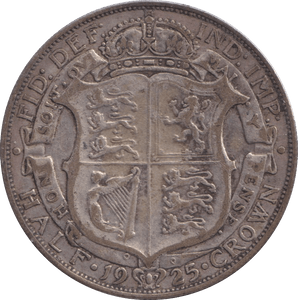 1925 HALFCROWN ( FINE ) - HALFCROWN - Cambridgeshire Coins
