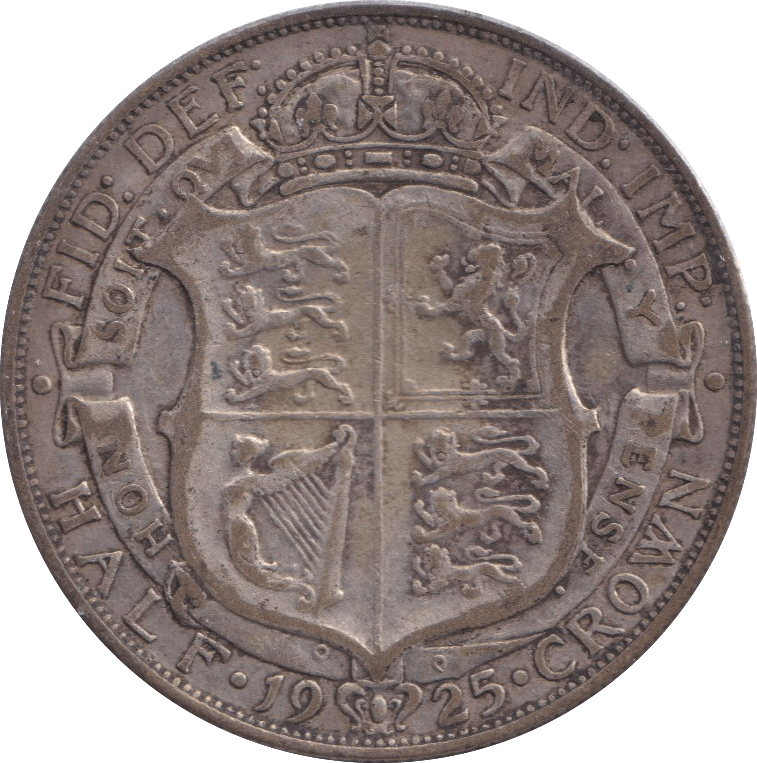 1925 HALFCROWN ( FINE ) - HALFCROWN - Cambridgeshire Coins