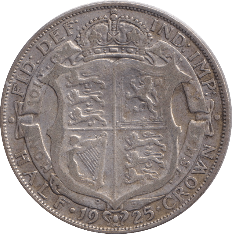 1925 HALFCROWN ( FINE ) - HALFCROWN - Cambridgeshire Coins