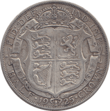 1925 HALFCROWN ( FINE ) - HALFCROWN - Cambridgeshire Coins