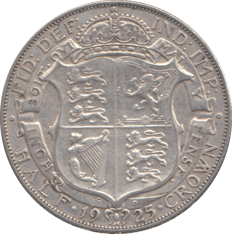 1925 HALFCROWN ( FINE ) - HALFCROWN - Cambridgeshire Coins