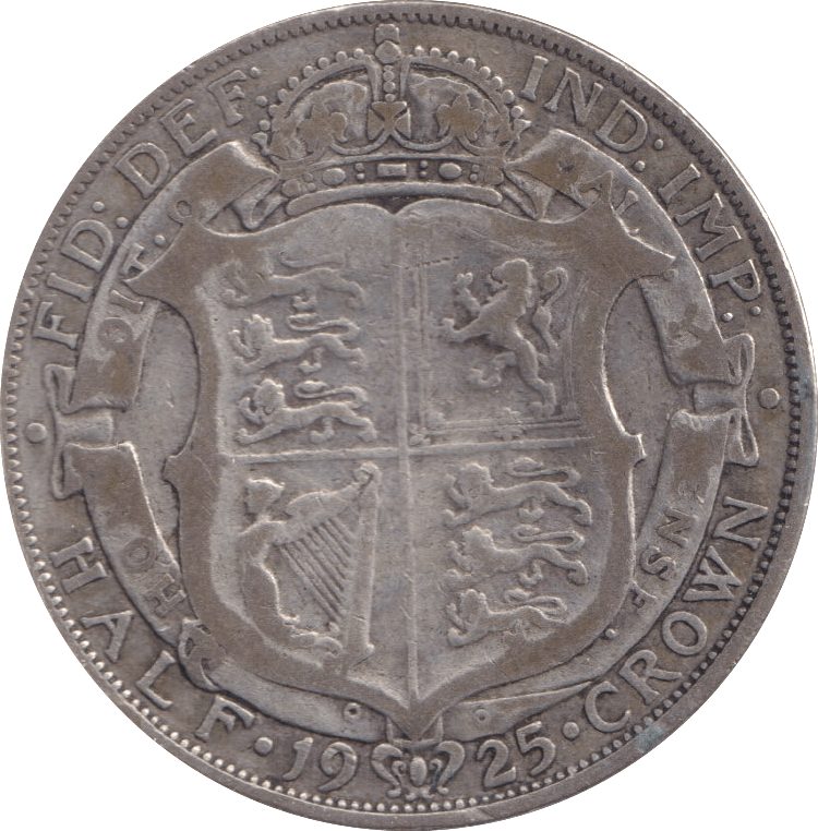 1925 HALFCROWN ( FINE ) - Halfcrown - Cambridgeshire Coins