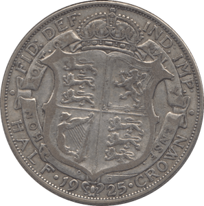 1925 HALFCROWN ( FINE ) - HALFCROWN - Cambridgeshire Coins