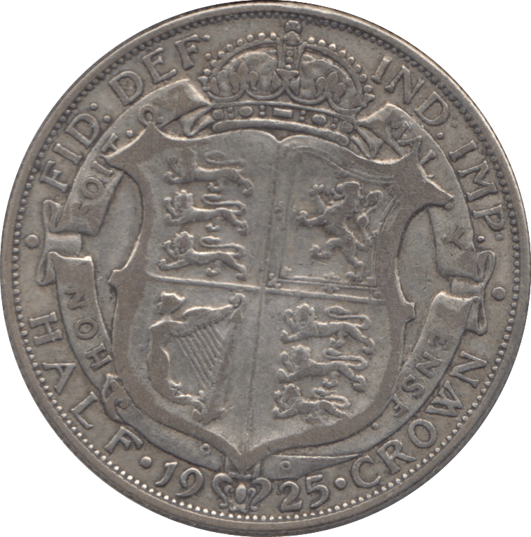 1925 HALFCROWN ( FINE ) - HALFCROWN - Cambridgeshire Coins
