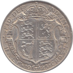 1925 HALFCROWN ( GVF ) - HALFCROWN - Cambridgeshire Coins