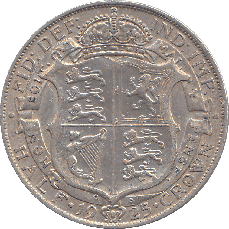 1925 HALFCROWN ( GVF ) - HALFCROWN - Cambridgeshire Coins