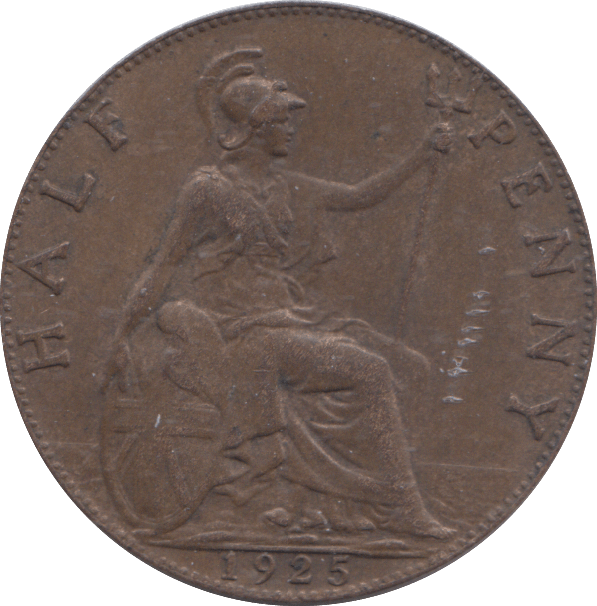 1925 HALFPENNY ( EF ) - HALFPENNY - Cambridgeshire Coins