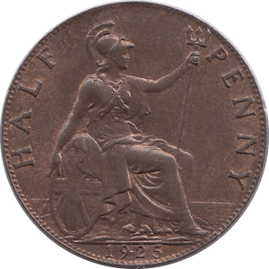 1925 HALFPENNY ( UNC ) - HALFPENNY - Cambridgeshire Coins