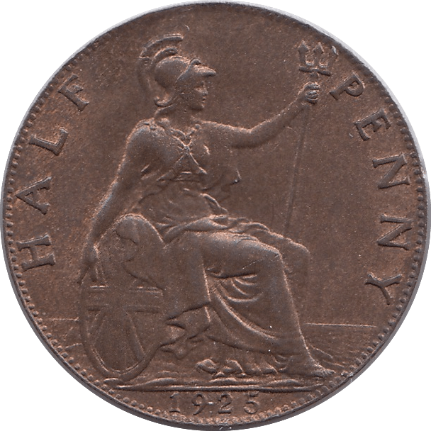 1925 HALFPENNY ( UNC ) - HALFPENNY - Cambridgeshire Coins