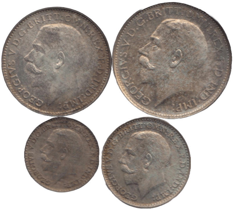 1925 MAUNDY SET GEORGE V - Maundy Set - Cambridgeshire Coins