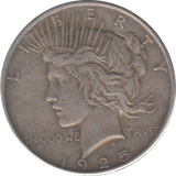 1925 PEACE DOLLAR USA - WORLD COINS - Cambridgeshire Coins