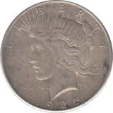 1925 PEACE DOLLAR USA - WORLD COINS - Cambridgeshire Coins
