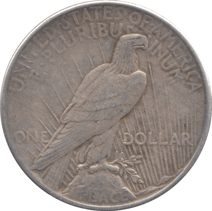 1925 PEACE DOLLAR USA - WORLD COINS - Cambridgeshire Coins