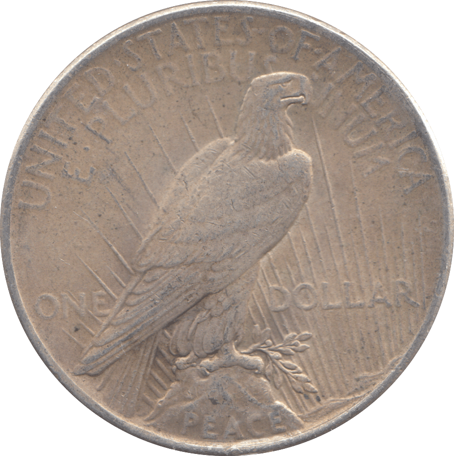 1925 PEACE DOLLAR USA - WORLD COINS - Cambridgeshire Coins
