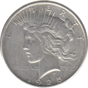 1925 SILVER ONE DOLLAR USA - SILVER WORLD COINS - Cambridgeshire Coins