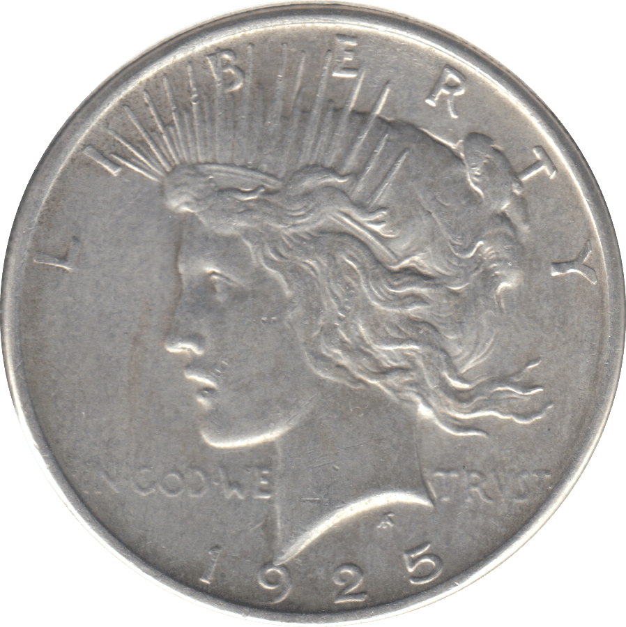 1925 SILVER ONE DOLLAR USA - SILVER WORLD COINS - Cambridgeshire Coins