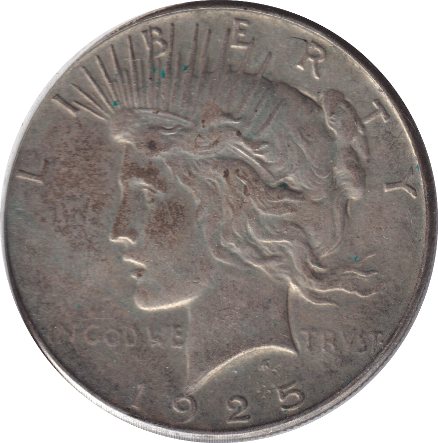 1925 SILVER ONE DOLLAR - SILVER WORLD COINS - Cambridgeshire Coins