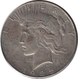 1925 SILVER ONE DOLLAR - SILVER WORLD COINS - Cambridgeshire Coins