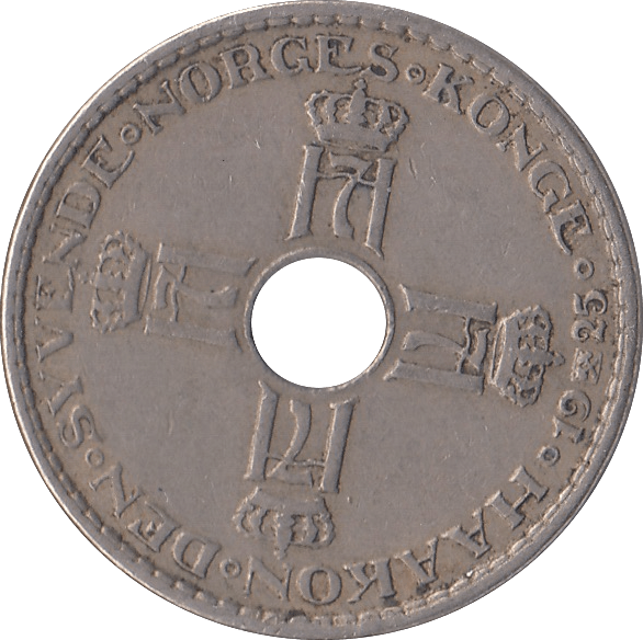 1925 SILVER ONE KRONE SWEDEN - SILVER WORLD COINS - Cambridgeshire Coins