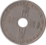 1925 SILVER ONE KRONE SWEDEN - SILVER WORLD COINS - Cambridgeshire Coins