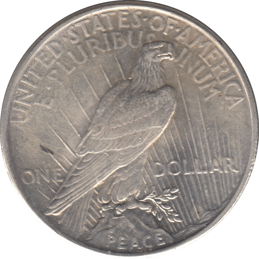 1925 SILVER PEACE DOLLAR PHILADELPHIA MINT - SILVER WORLD COINS - Cambridgeshire Coins