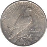 1925 SILVER PEACE DOLLAR PHILADELPHIA MINT - SILVER WORLD COINS - Cambridgeshire Coins