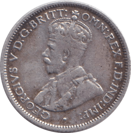 1925 SILVER SIXPENCE AUSTRALIA - SILVER WORLD COINS - Cambridgeshire Coins