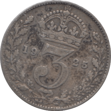 1925 SILVER THREEPENCE ( FINE ) - Threepence - Cambridgeshire Coins