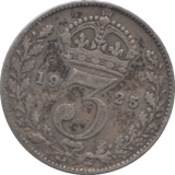 1925 SILVER THREEPENCE ( FINE ) - Threepence - Cambridgeshire Coins