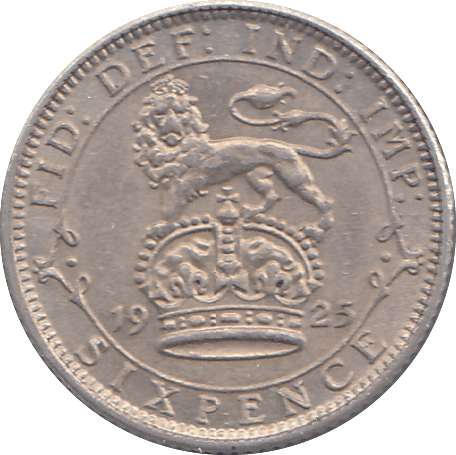 1925 SIXPENCE ( EF ) - SIXPENCE - Cambridgeshire Coins