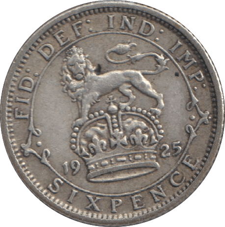 1925 SIXPENCE ( FAIR ) - SIXPENCE - Cambridgeshire Coins