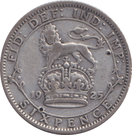 1925 SIXPENCE ( FINE ) - SIXPENCE - Cambridgeshire Coins