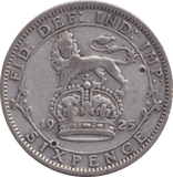 1925 SIXPENCE ( FINE ) - SIXPENCE - Cambridgeshire Coins