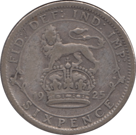 1925 SIXPENCE ( FINE ) - Sixpence - Cambridgeshire Coins