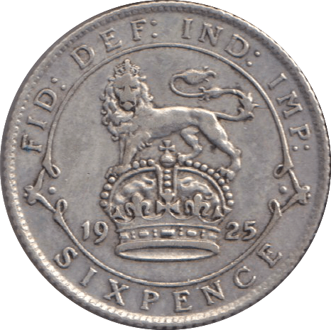 1925 SIXPENCE ( GF ) - SIXPENCE - Cambridgeshire Coins