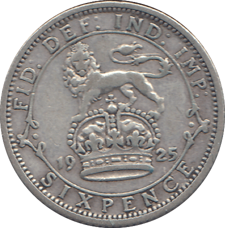 1925 SIXPENCE ( GF ) - WORLD COINS - Cambridgeshire Coins
