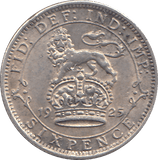 1925 SIXPENCE ( GVF ) - SIXPENCE - Cambridgeshire Coins