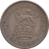 1925 SIXPENCE ( GVF ) - SIXPENCE - Cambridgeshire Coins