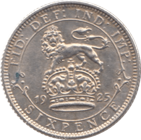 1925 SIXPENCE ( UNC ) - Sixpence - Cambridgeshire Coins