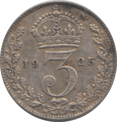 1925 THREEPENCE ( GVF ) - THREEPENCE - Cambridgeshire Coins