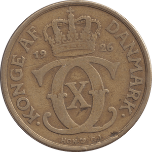 1926 DANISH 2 KRONER - Silver Proof - Cambridgeshire Coins