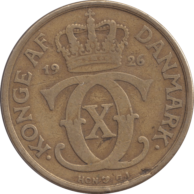 1926 DANISH 2 KRONER - Silver Proof - Cambridgeshire Coins
