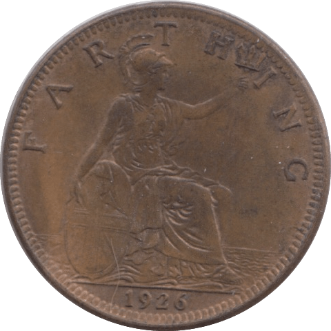 1926 FARTHING ( AUNC ) - Farthing - Cambridgeshire Coins