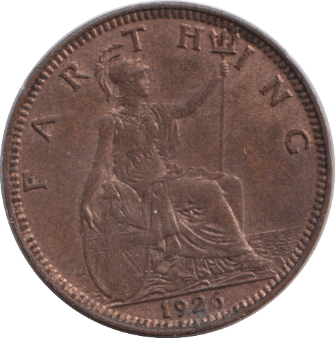 1926 FARTHING ( EF ) - FARTHING - Cambridgeshire Coins